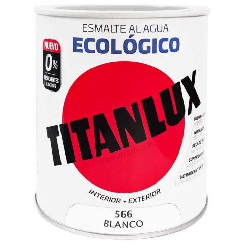 ESMALTE ECOLÓGICO AL AGUA TITANLUX SATINADO  Pinturas El 