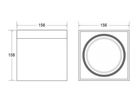 Housing para Downlight Led