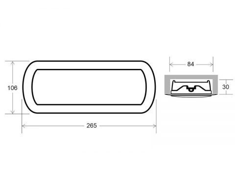 Kit montaje LED NICELUX empotrable techo