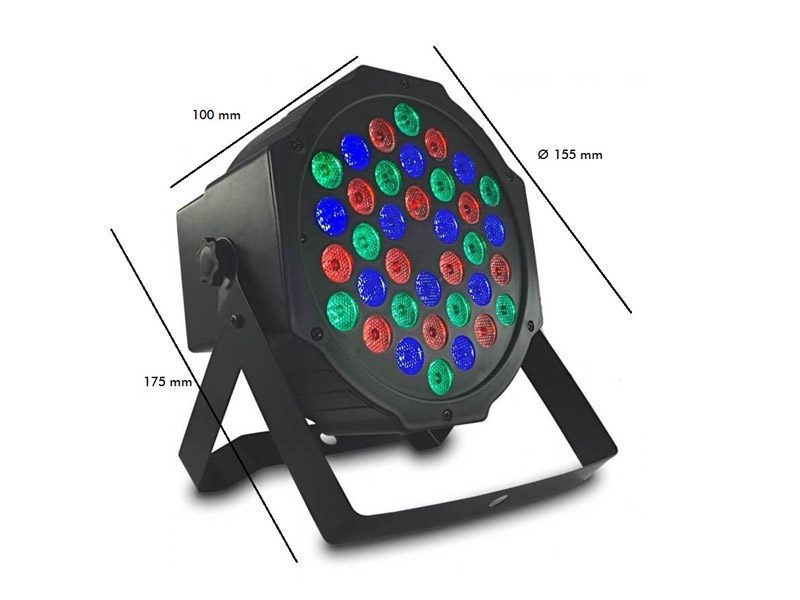 Foco Profesional De Iluminación 4 En 1 LED RGB 100W. DMX512