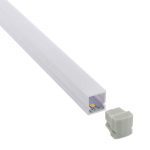 KIT - Perfil plástico CUB IP68 para tiras LED