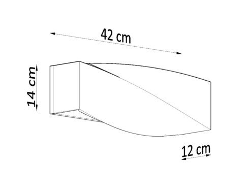 Aplique de hormigón SIGMA