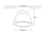 Luz de emergencia LED KOL