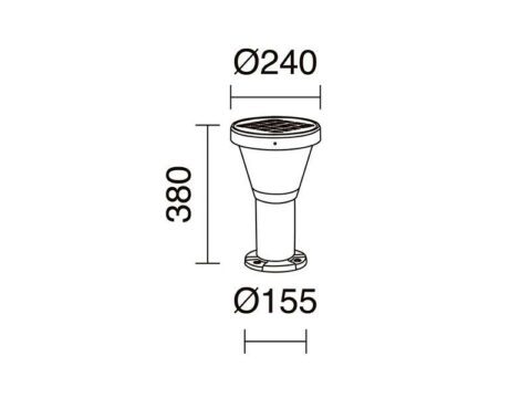 Farola solar SOLARGO H380