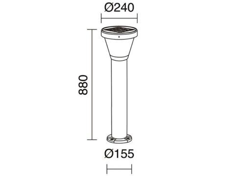 Farola solar SOLARGO H880