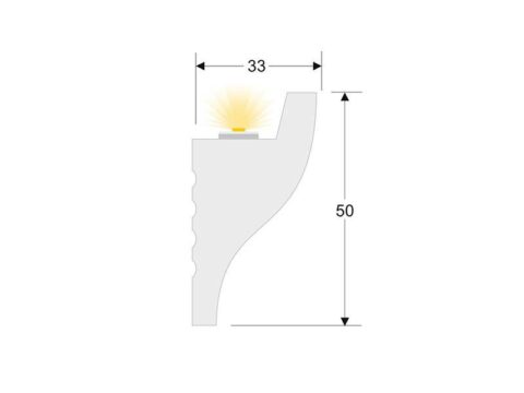 Moldura para Tira Led KB12