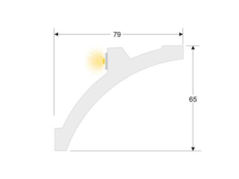 Moldura para Tira Led KB21