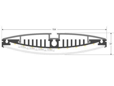 KIT - Perfil aluminio MULTIBIG para tiras LED