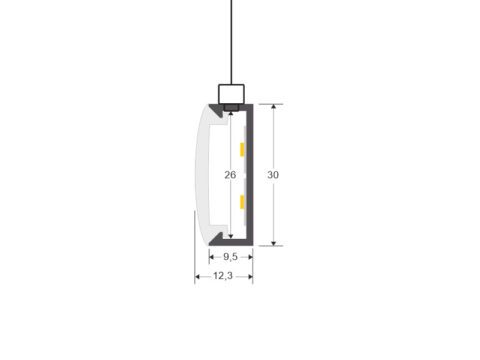 KIT - Perfil aluminio circular CYCLE IN