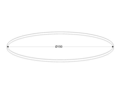 KIT - Perfil aluminio circular RING