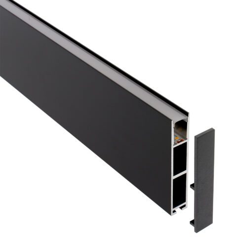 Perfil aluminio PHANTER S1 para tiras LED