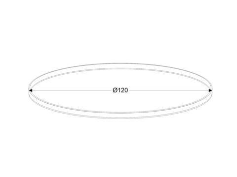 KIT - Perfil aluminio circular RING