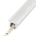 KIT - Perfil aluminio OKI 0809 para tiras LED